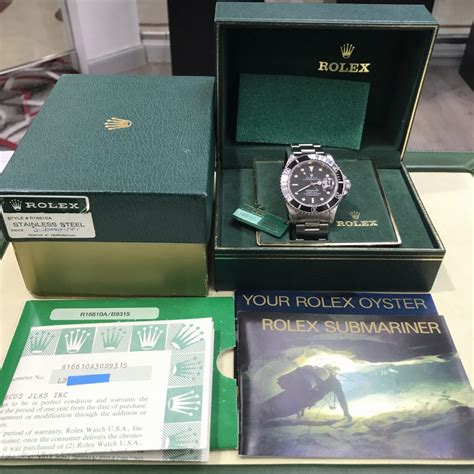 original box for rolex submariner